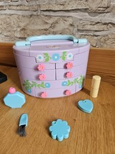 Vintage Polly Pocket Make Up Beauty Case Playhouse Bluebird 1991 Almost Complete