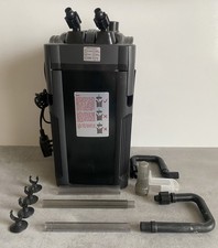 Aquamanta EFX 200 External Canister Filter Black Wired 12.5W for Fish Aquariums