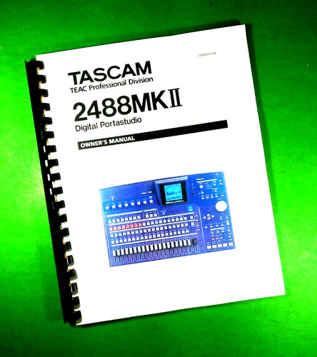 Owners manual for tascam - owners,