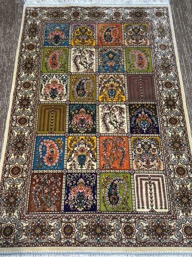 100 silk oriental area rug - silk,