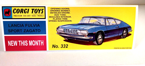 Corgi toys 332 lancia - toys,