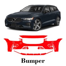 Front bumper PreCut PPF Paint Protection Film For Volvo V60 R-Design 2019-2025