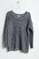 Garage Womens Vtg y2k Fisherman Knit Jumper - Grey - Size XS (a11)