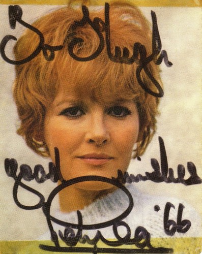 Petula clark signed - clark,