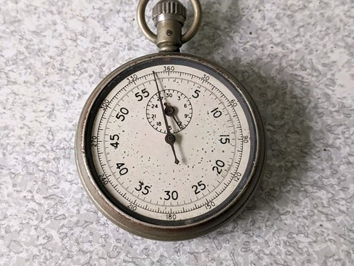 Vintage pocket watch stopwatch - watch,