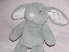 Mothercare bunny soft toy grey