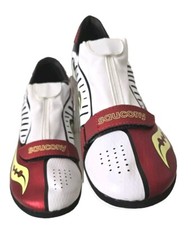 SAUCONY MENS JUMP Shoes Spikes SOARIN J White Red Size UK 13 EU 49 EX-DISPLAY