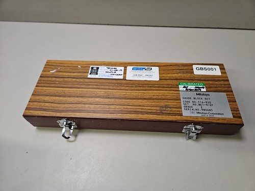 Mitutoya gauge block set - mitutoya,