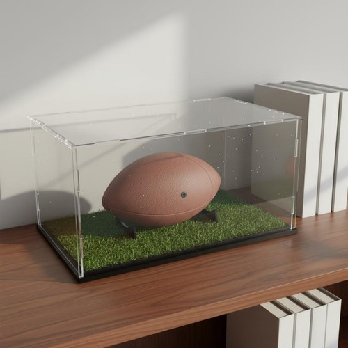 Acrylic football display case - acrylic,