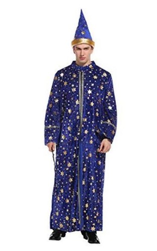 Wizard costume adult - wizard, men