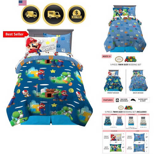 Super mario kids bedding - super,