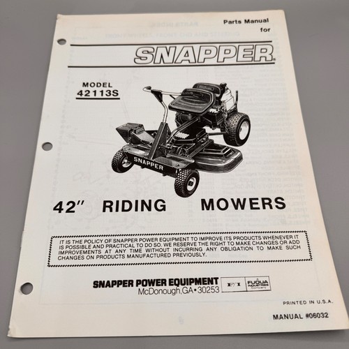 Snapper riding mower parts - snapper,