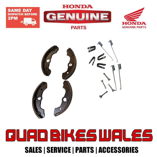 Honda quad front brake shoes - brake,