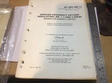 MoD Air Publication AP107D-1003-12 Demand Emergency Oxygen Regulators Mk 1,2&3