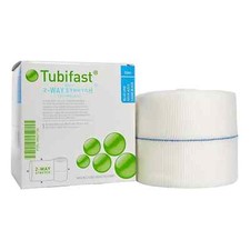 Tubifast Elastic Viscose Bandage 10m x7.5cm | Blue Line, Durable | Roll of 10m