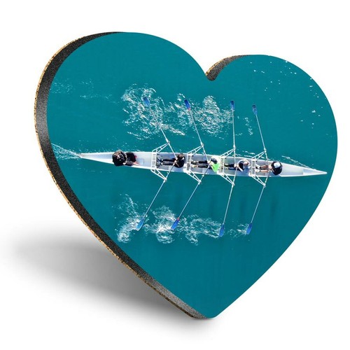 Heart mdf coasters rowing - heart,
