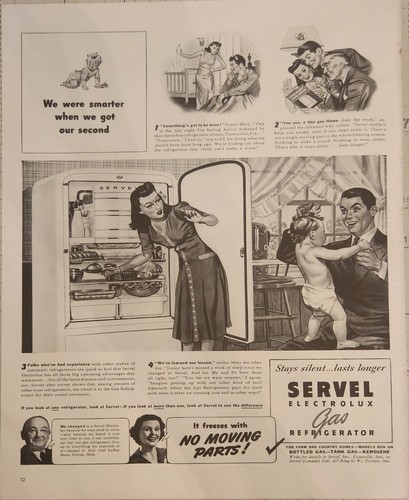 1941 servel electrolux gas - electrolux,
