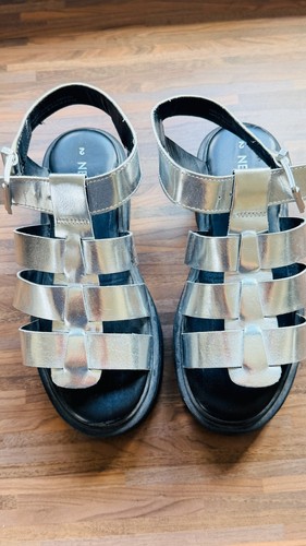 Next silver gladiator sandal - silver,