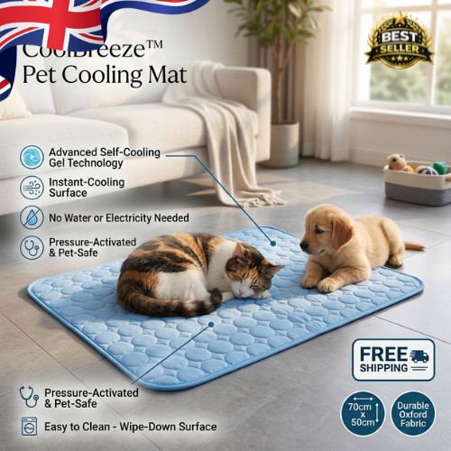 Large self cooling mat bed - xl,