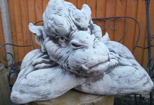 Large garden stone - garden, gargoyle