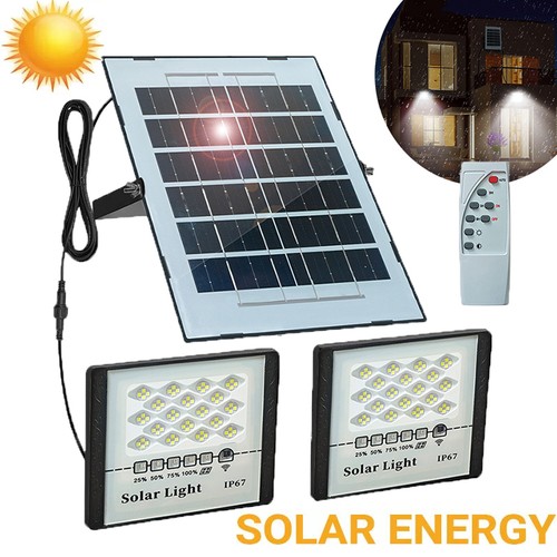 Led solar lights head - solar, 2-head