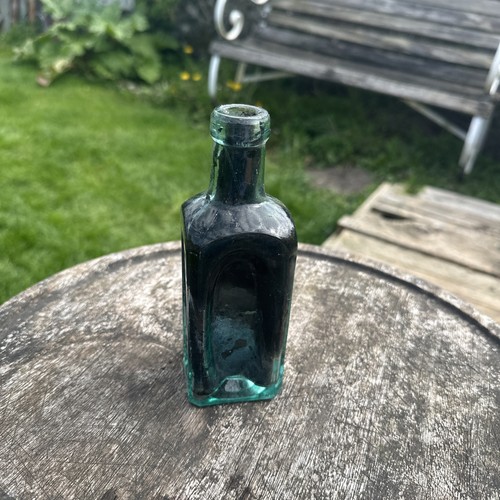 Vintage old glass bottle - vintage,
