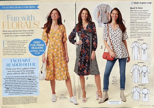 Prima sewing pattern simple - pattern,