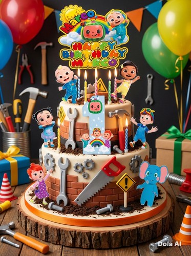 Cocomelon photo cake - photo,