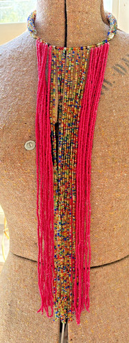Vintage african long - vintage, pink