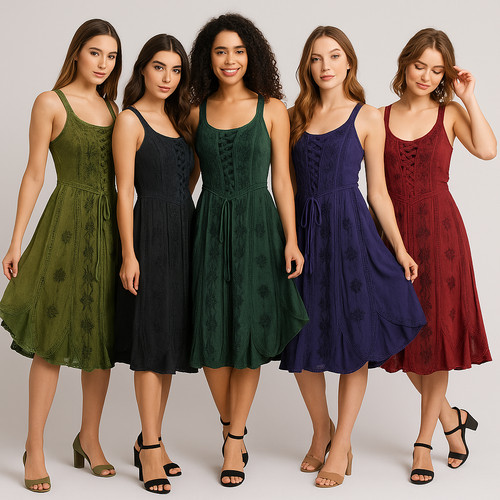 Midi bohemian dress bridesmaid - dress,