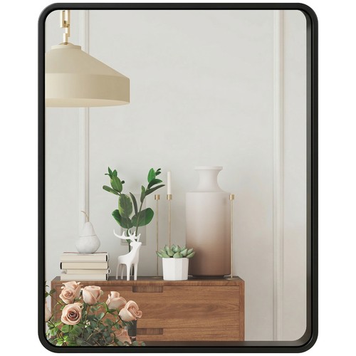 Homcom rectangular mirror - rectangular, with