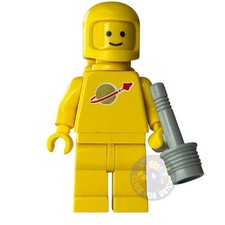 LEGO Classic Space Yellow With Air Tanks Minifigure sp007 Spaceman Vintage 1980s