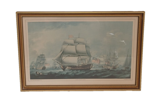 Hms victory leaving spithead - leaving,