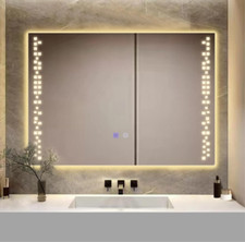 YOSHOOT Bathroom Led Mirror with 3 Lights Color, 500 * 700 mm Illuminated LED Ba