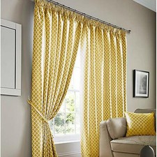 Ochre Yellow Jacquard Pair