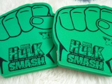 Hulk foam and the agents of smash disney Xd over sized hands rare Promo only 
