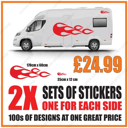 Motorhome graphics caravan - motorhome,