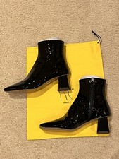 RAYNE ANKLE BOOTS SHINY BLACK