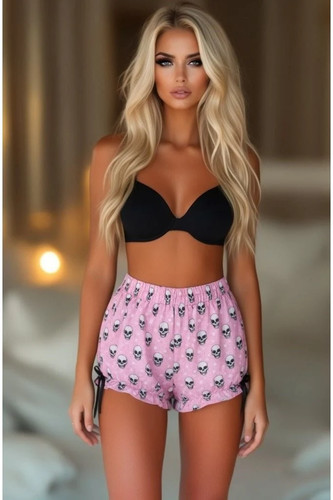 Daisy corsets pink skulls - daisy,
