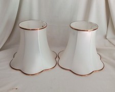 Vintage Pair 1980s White Satin