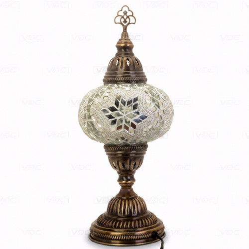 White turkish mosaic - white, table