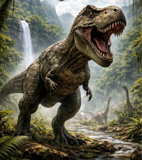 A realistic Tyrannosaurus Rex