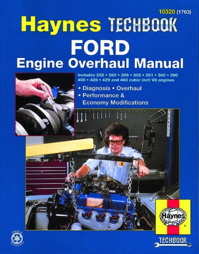 Ford engine overhaul - ford, manual
