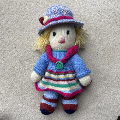 Handmade knitted country girl - handmade,
