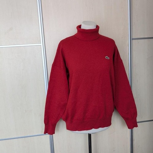 Women lacoste turtleneck red - turtleneck,