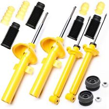 4X Sport Gas Shock Absorber VA Ha + Strut Bearing Front Dust Caps For Fiesta 4