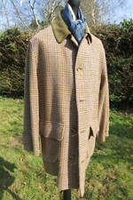 Westcountry mens tweed country coat size 40inch corduroy collar, wool lined 