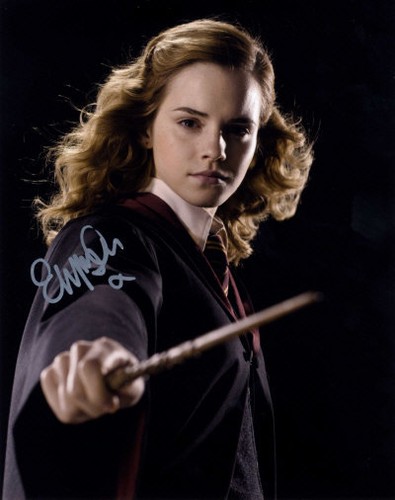 Emma watson signed photograph - signed,
