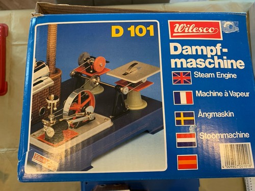 D101 wilesco steam engine - d101,