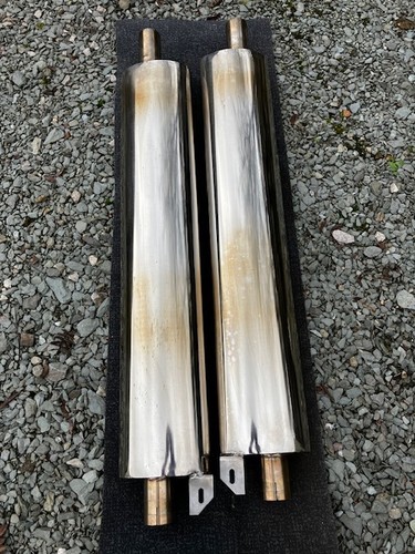 Pair little used stainless - pair, of